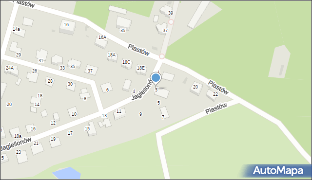 Bolesławiec, Jagiellonów, 3, mapa Bolesławca