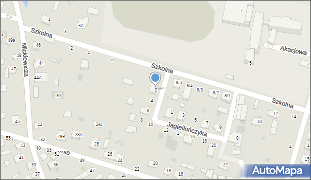 Brańsk, Jagiellończyka Aleksandra, 2, mapa Brańsk