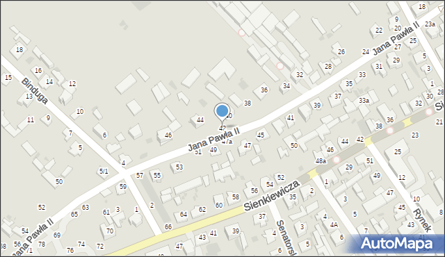 Brańsk, Jana Pawła II, 42, mapa Brańsk
