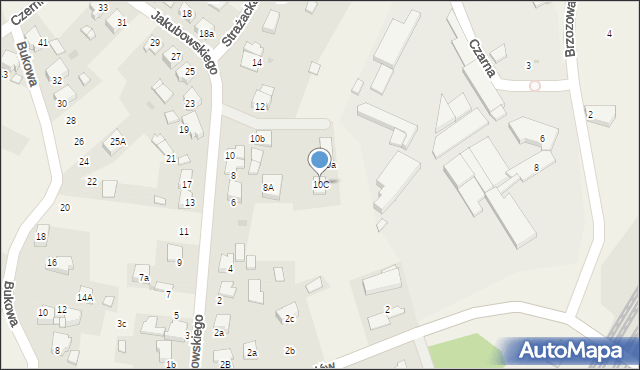Brzezinka, Jakubowskiego Zygmunta, 10C, mapa Brzezinka