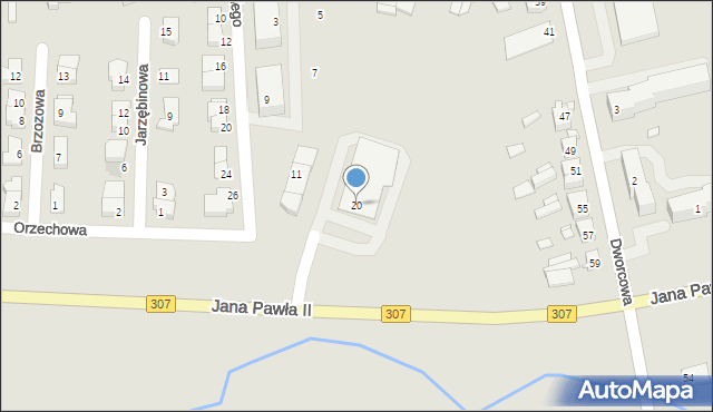 Buk, Jana Pawła II, 20, mapa Buk