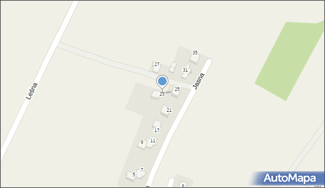 Bulowice, Jasna, 23, mapa Bulowice