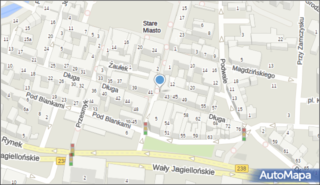 Bydgoszcz, Jana Kazimierza, 3a, mapa Bydgoszczy