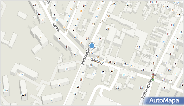 Bydgoszcz, Jackowskiego Maksymiliana, 22, mapa Bydgoszczy