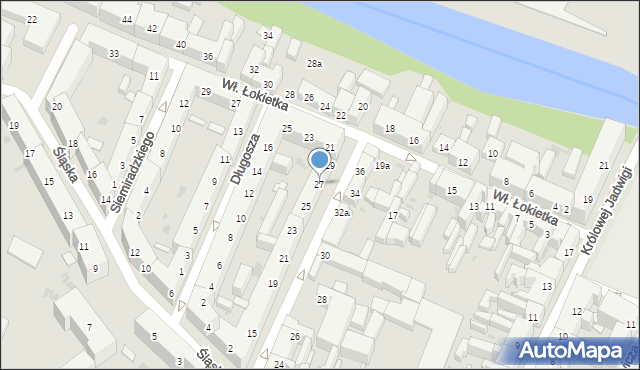 Bydgoszcz, Jackowskiego Maksymiliana, 27, mapa Bydgoszczy
