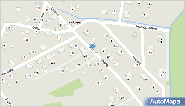 Chełmek, Jagodowa, 5, mapa Chełmek