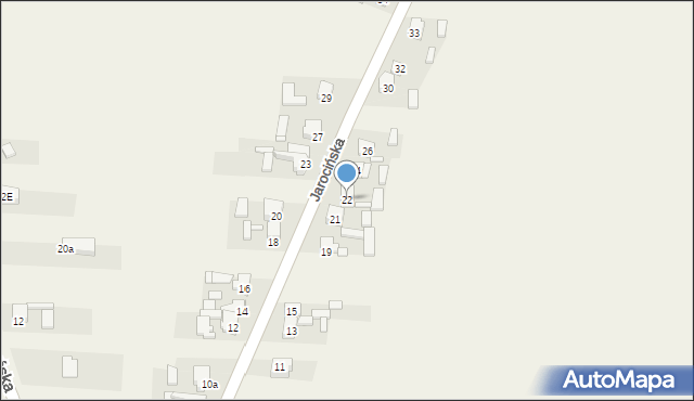 Cielcza, Jarocińska, 22, mapa Cielcza