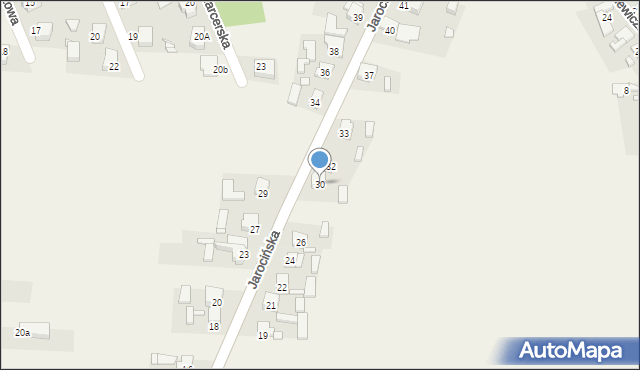 Cielcza, Jarocińska, 30, mapa Cielcza