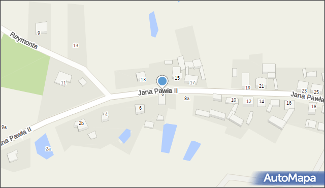 Cychry, Jana Pawła II, 8, mapa Cychry