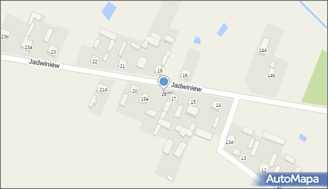 Cygów, Jadwiniew, 18, mapa Cygów