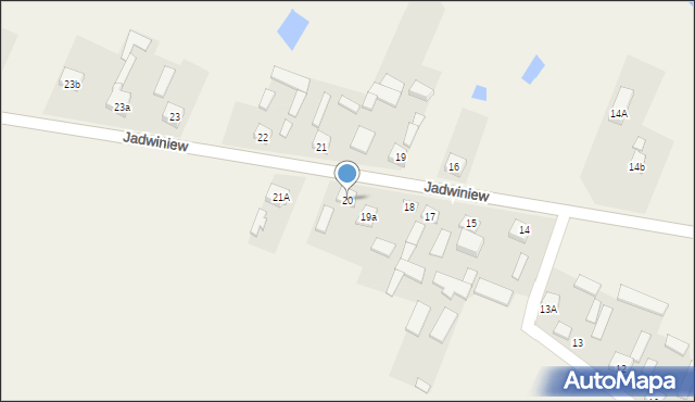 Cygów, Jadwiniew, 20, mapa Cygów