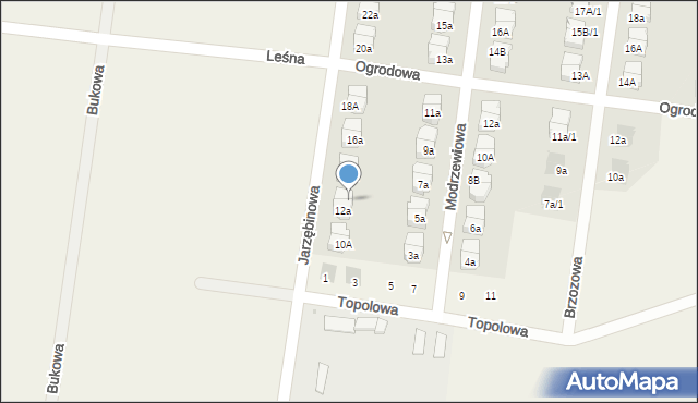 Czarnowo, Jarzębinowa, 12b/2, mapa Czarnowo