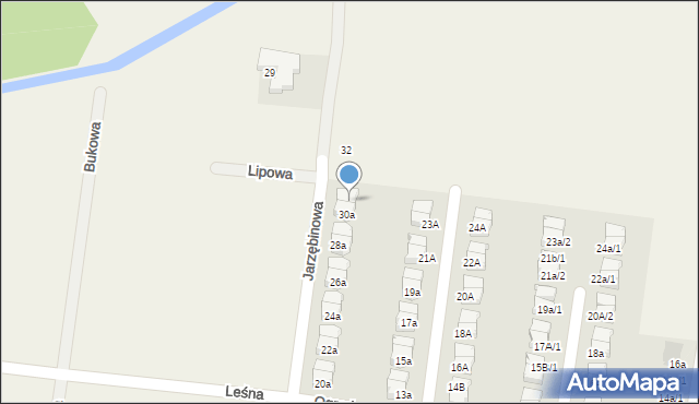 Czarnowo, Jarzębinowa, 30b, mapa Czarnowo