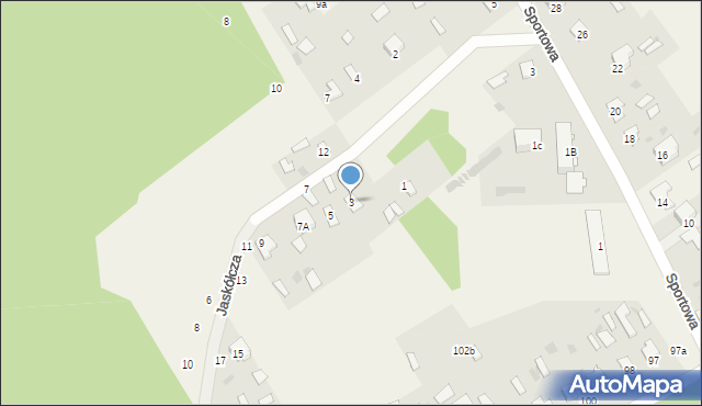 Czeremcha, Jaskółcza, 3, mapa Czeremcha