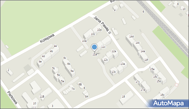Czerwionka-Leszczyny, Jana Pawła II, 11a, mapa Czerwionka-Leszczyny