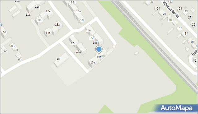 Czerwionka-Leszczyny, Jana Pawła II, 16c, mapa Czerwionka-Leszczyny