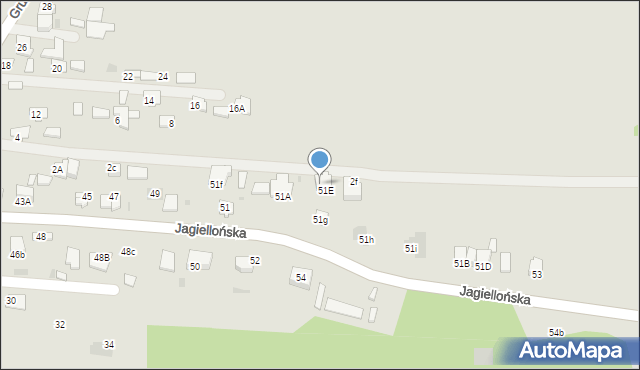 Dąbrowa Tarnowska, Jagiellońska, 51f, mapa Dąbrowa Tarnowska