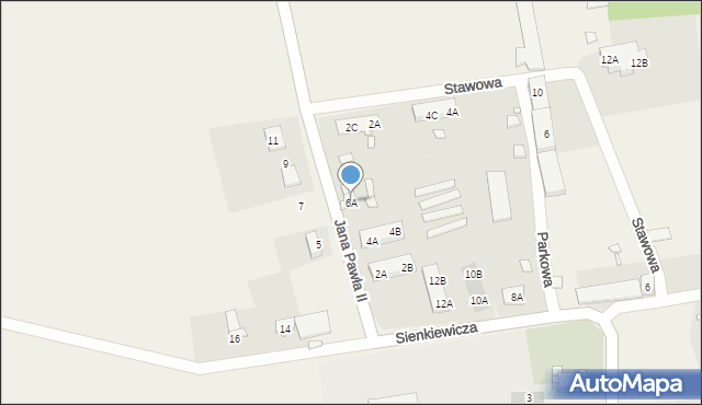 Dobiercice, Jana Pawła II, 6A, mapa Dobiercice