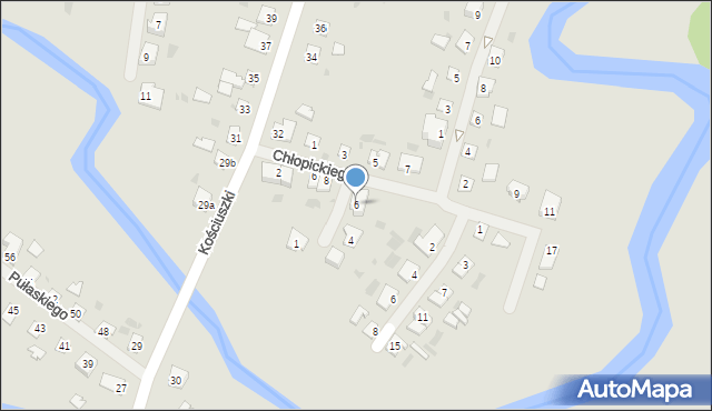 Dobre Miasto, Jasińskiego Jakuba, gen., 6, mapa Dobre Miasto