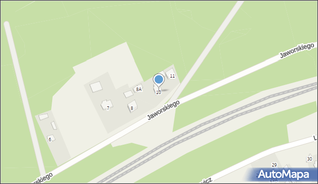 Garbatka-Letnisko, Jaworskiego Jana, dr., 10, mapa Garbatka-Letnisko