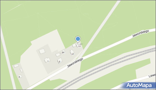 Garbatka-Letnisko, Jaworskiego Jana, dr., 12, mapa Garbatka-Letnisko