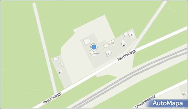 Garbatka-Letnisko, Jaworskiego Jana, dr., 7, mapa Garbatka-Letnisko