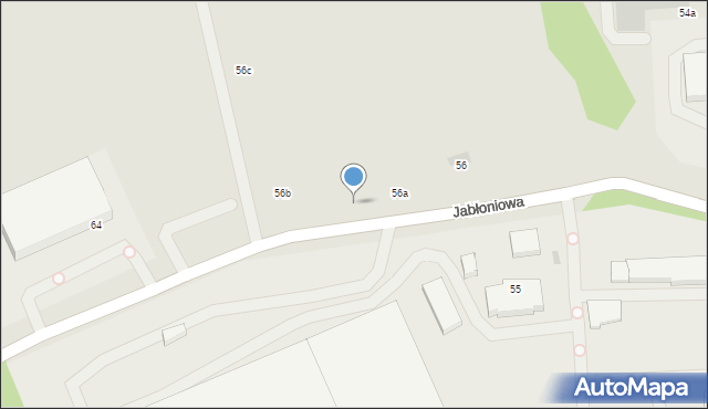 Gdańsk, Jabłoniowa, 56b, mapa Gdańska