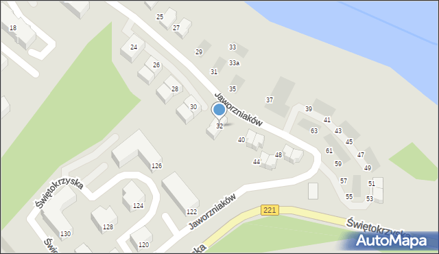 Gdańsk, Jaworzniaków, 32, mapa Gdańska