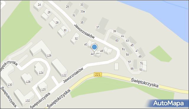 Gdańsk, Jaworzniaków, 46, mapa Gdańska