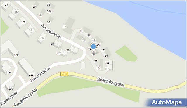 Gdańsk, Jaworzniaków, 59, mapa Gdańska