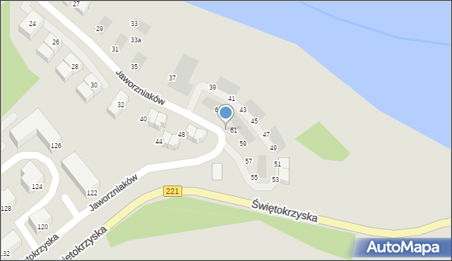 Gdańsk, Jaworzniaków, 65, mapa Gdańska