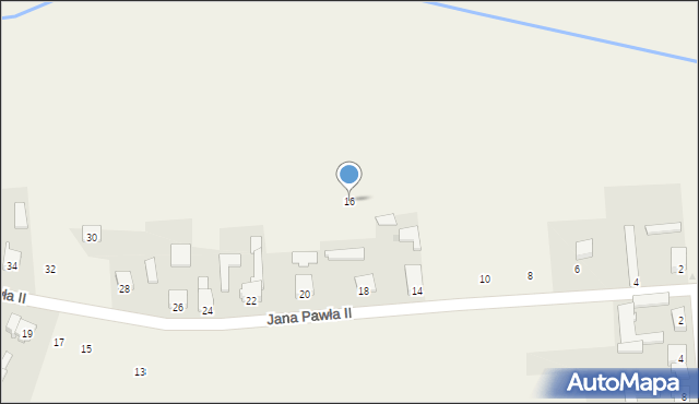 Gliniana Góra, Jana Pawła II, 16, mapa Gliniana Góra