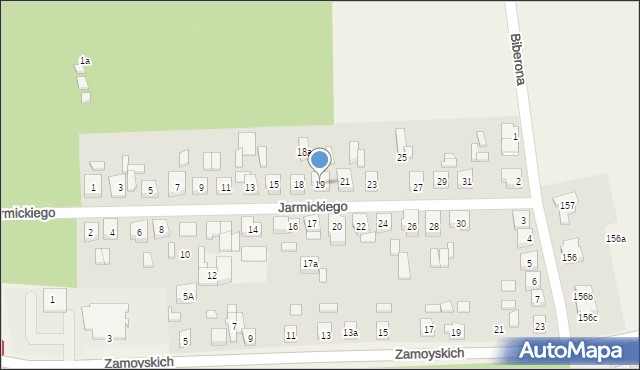 Gołuchów, Jarmickiego Stefana, 19, mapa Gołuchów