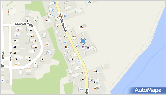 Góra Puławska, Janowiecka, 40, mapa Góra Puławska