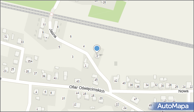 Górki Śląskie, Jasna, 2, mapa Górki Śląskie