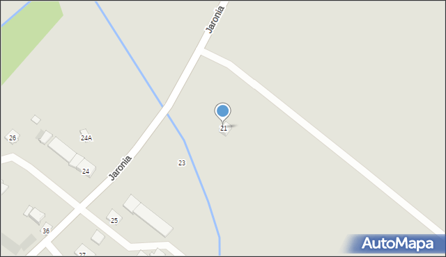 Gorzów Śląski, Jaronia Jana, 21, mapa Gorzów Śląski