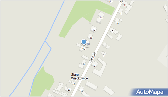 Gorzów Śląski, Jaronia Jana, 6C, mapa Gorzów Śląski