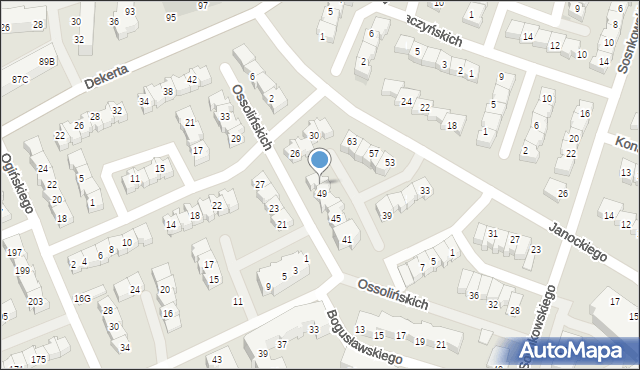 Gorzów Wielkopolski, Janockiego Jana Daniela, 51, mapa Gorzów Wielkopolski