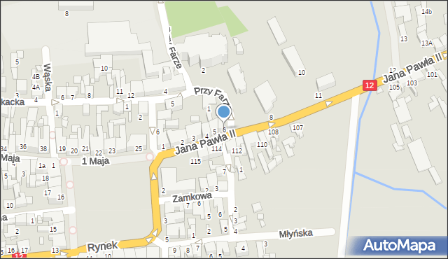 Gostyń, Jana Pawła II, 6, mapa Gostyń