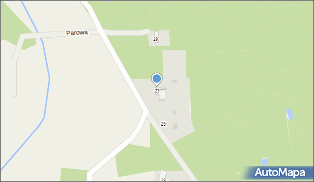 Graniczna Wieś, Jarzębinowa, 23, mapa Graniczna Wieś