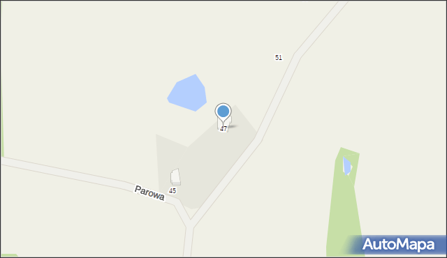 Graniczna Wieś, Jarzębinowa, 47, mapa Graniczna Wieś