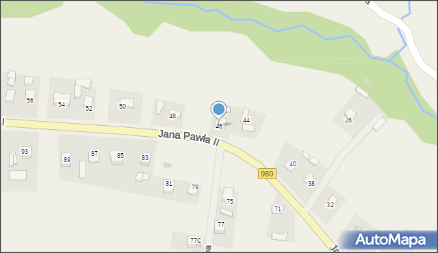 Gromnik, Jana Pawła II, 46, mapa Gromnik