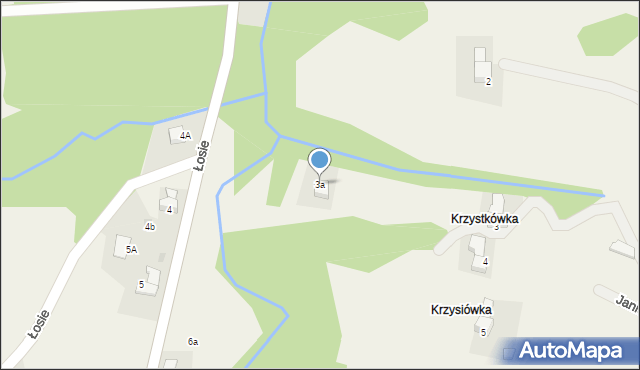 Groń, Janiołów Wierch, 3a, mapa Groń