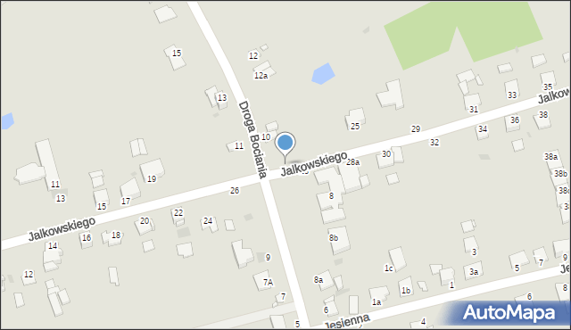 Grudziądz, Jalkowskiego Jerzego, 25, mapa Grudziądza