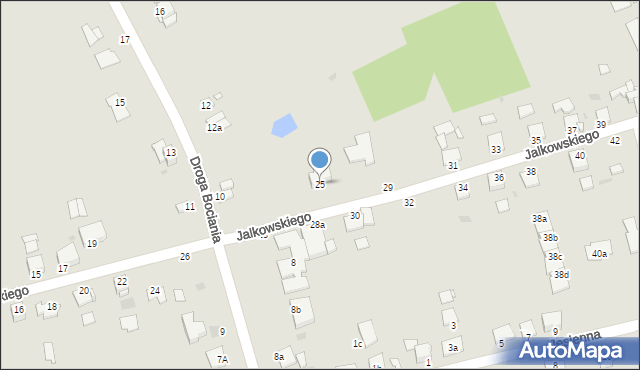 Grudziądz, Jalkowskiego Jerzego, 27, mapa Grudziądza