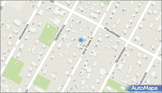 Halinów, Jana Pawła II, 25B, mapa Halinów