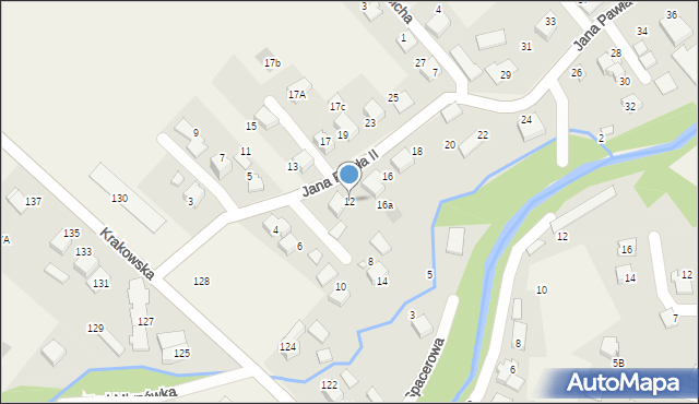 Hecznarowice, Jana Pawła II, 12, mapa Hecznarowice