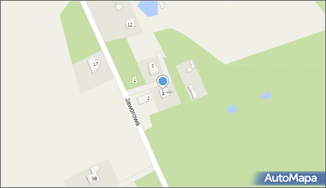 Henryszew, Jałowcowa, 4, mapa Henryszew