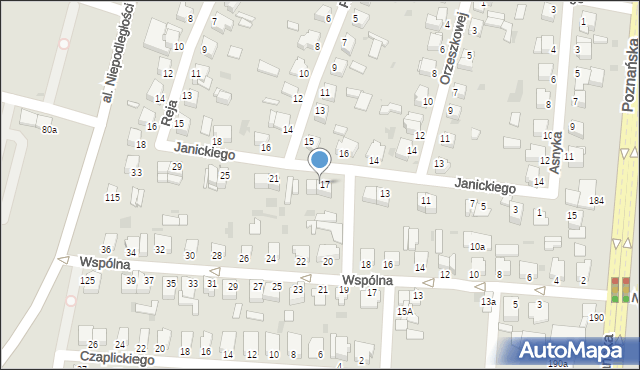 Inowrocław, Janickiego Klemensa, 19, mapa Inowrocławia
