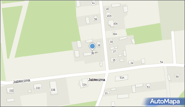 Jabłeczna, Jabłeczna, 36, mapa Jabłeczna